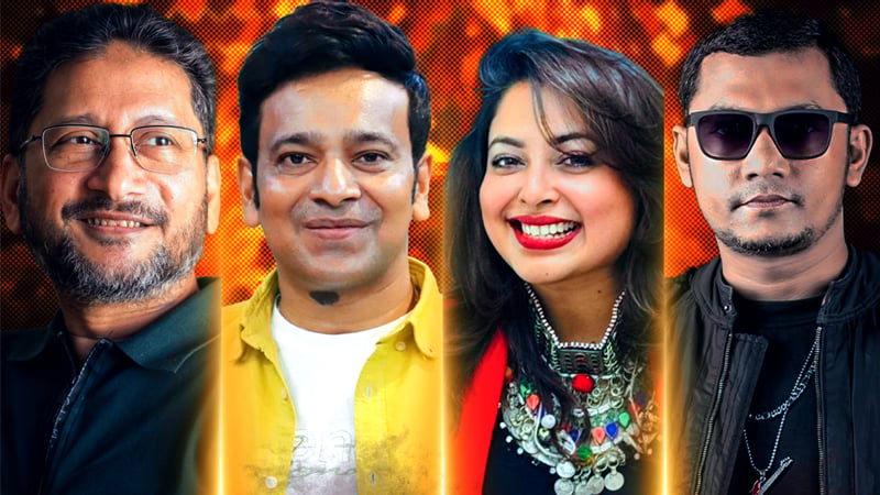 ‘ময়না’ নিয়ে ফিরছে গানচিল, আসিফ-আকাশ-কোনাল-নিলয়ের নতুন প্রেমের পার্টি সং