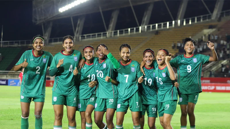 সাগরিকা-মুন্নির দুরন্ত পারফরম্যান্সে লাওসকে হারিয়ে এএফসি বাছাইয়ে বাংলাদেশের জয়যাত্রা শুরু