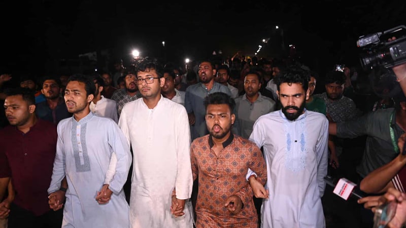জাকসু নির্বাচন বর্জনের পর ছাত্রদলের বিক্ষোভে উত্তাল জাহাঙ্গীরনগর ক্যাম্পাস