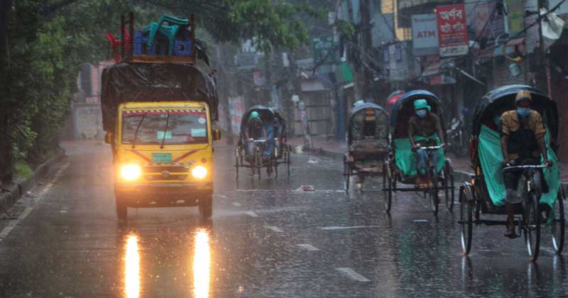 আট বিভাগে বৃষ্টির পূর্বাভাস, সামান্য কমবে তাপমাত্রা