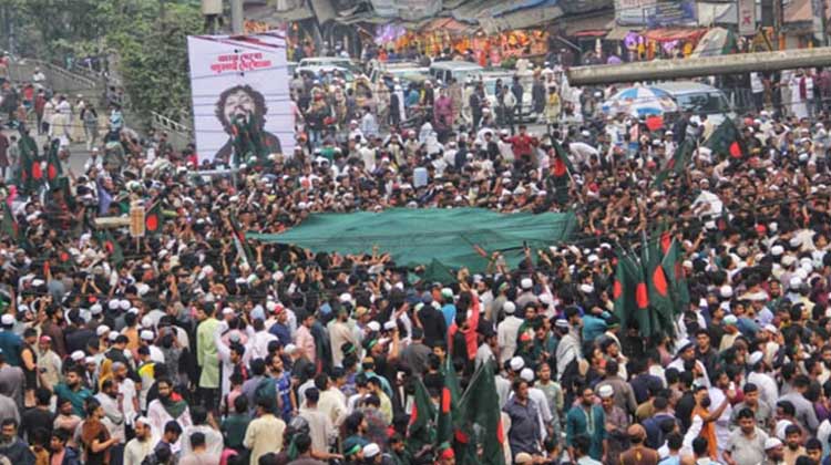 খুনিদের ধরতে ২৪ ঘণ্টার সময় বেঁধে দিল ইনকিলাব মঞ্চ, শাহবাগে আবারও কর্মসূচি