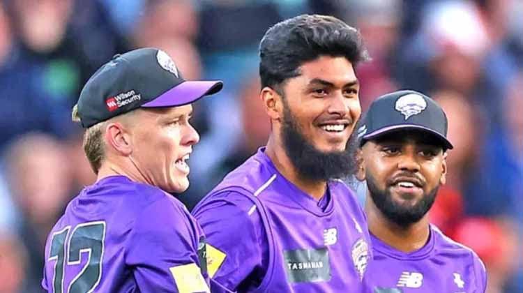 রিশাদের নিয়ন্ত্রিত স্পেলে ঘুরে দাঁড়াল হোবার্ট, রেনেগেডসকে উড়িয়ে শীর্ষে হারিকেনস