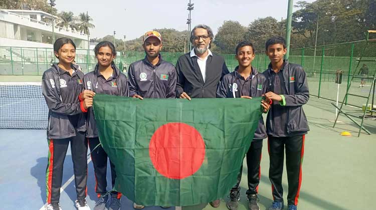 কম্বোডিয়ায় টেনিসে বাংলাদেশের মেয়েদের দাপট, বালিকা দ্বৈতে কোয়ার্টার ফাইনালে লাল-সবুজ